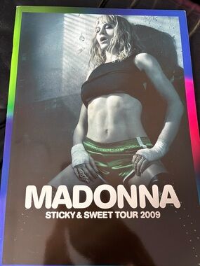 Madonna Sticky & Sweet Tour 2009 Tour Book - 2nd leg - Queen of Pop hard candy 🍭